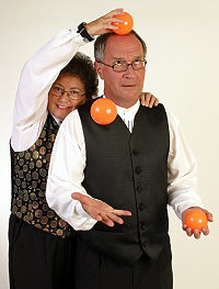 The Kimplings put on a balled display of juggling, sharing and caring.